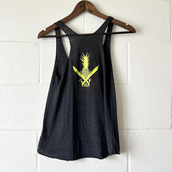 FMHI Farmers Market Hawaii Pineapple Clan Ke Akua Tank Top Women's Small - Picture 3 of 5